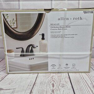 Allen Roth Reagan Centerset Bath Faucet Oil Rubbed Bronze Finish 2517119